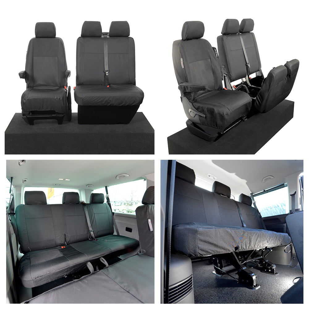 VW T6/T6.1 Transporter Tailored Waterproof Seat Covers 2015+