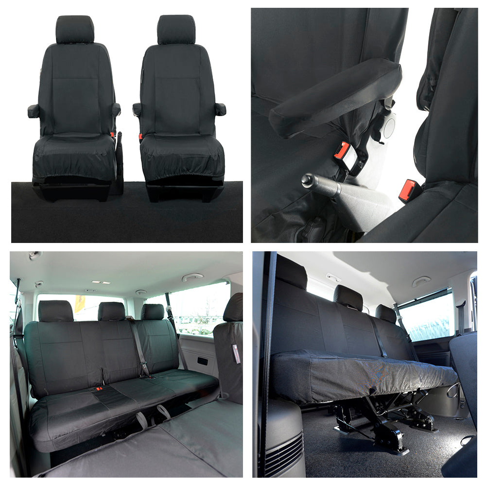 VW T6/T6.1 Transporter Tailored Waterproof Seat Covers 2015+