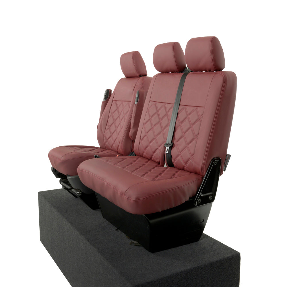 VW T6/T6.1 Transporter Tailored Leatherette Seat Covers 2015+