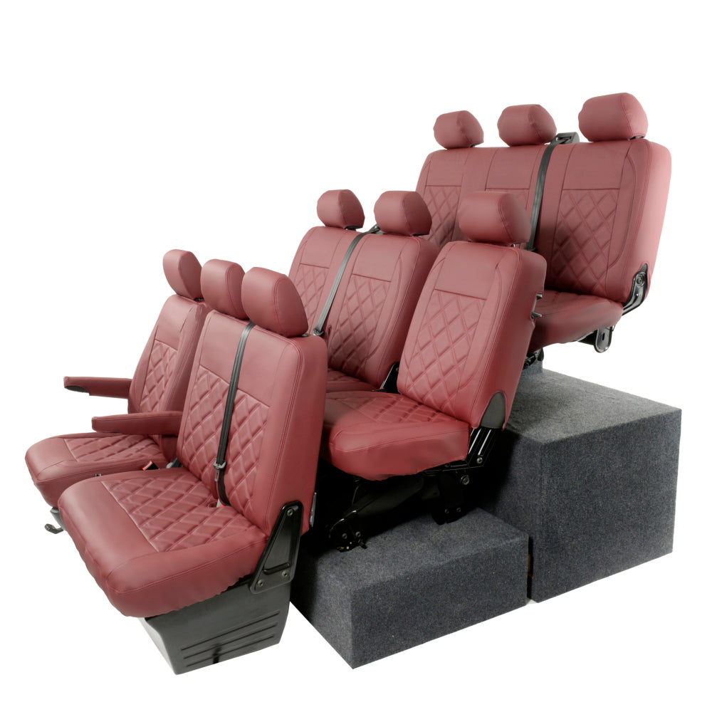VW T6/T6.1 Shuttle Tailored Leatherette Seat Covers 2015+