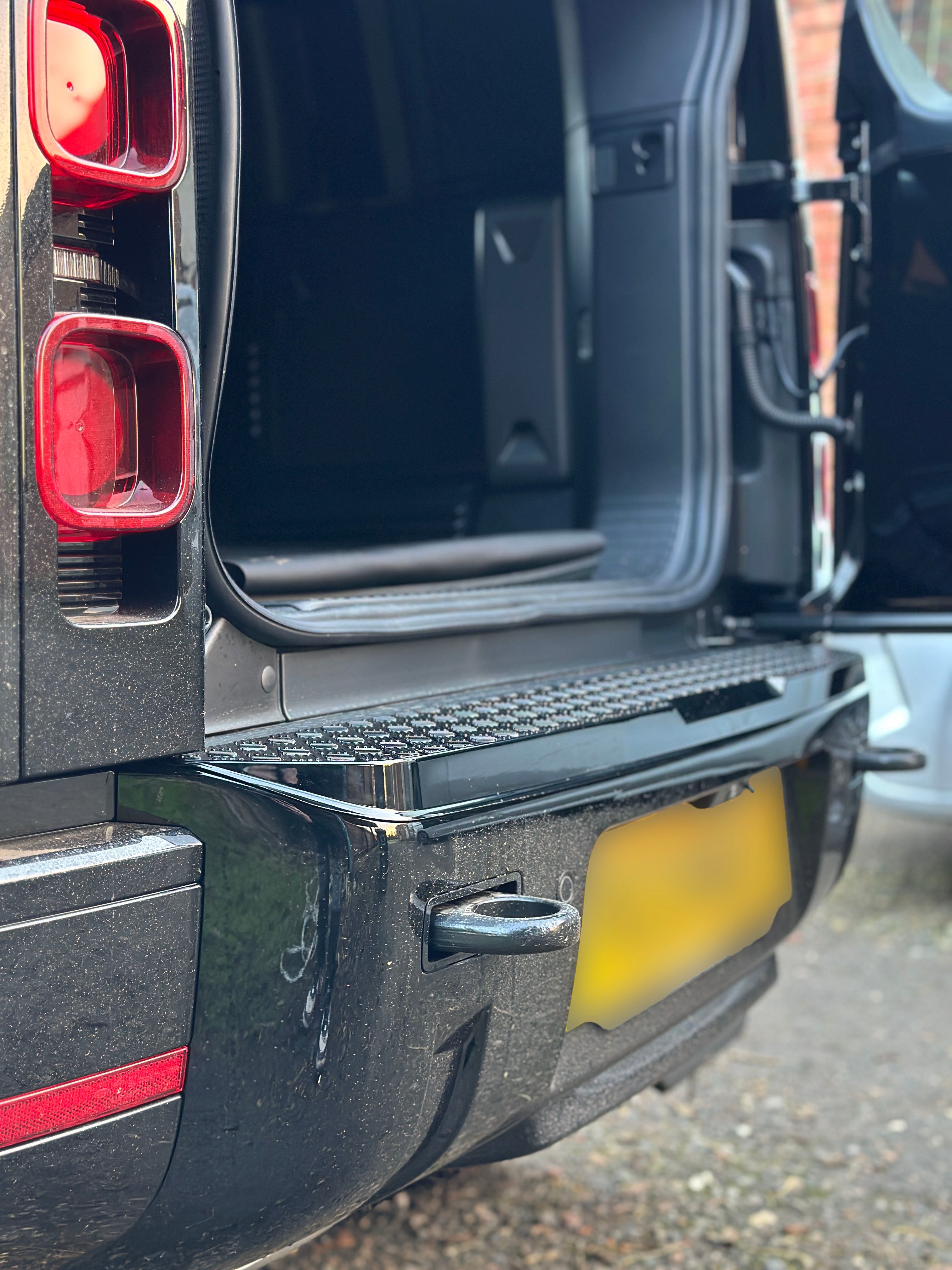 2020+ Defender Gloss Chequerplate Bumper Protector