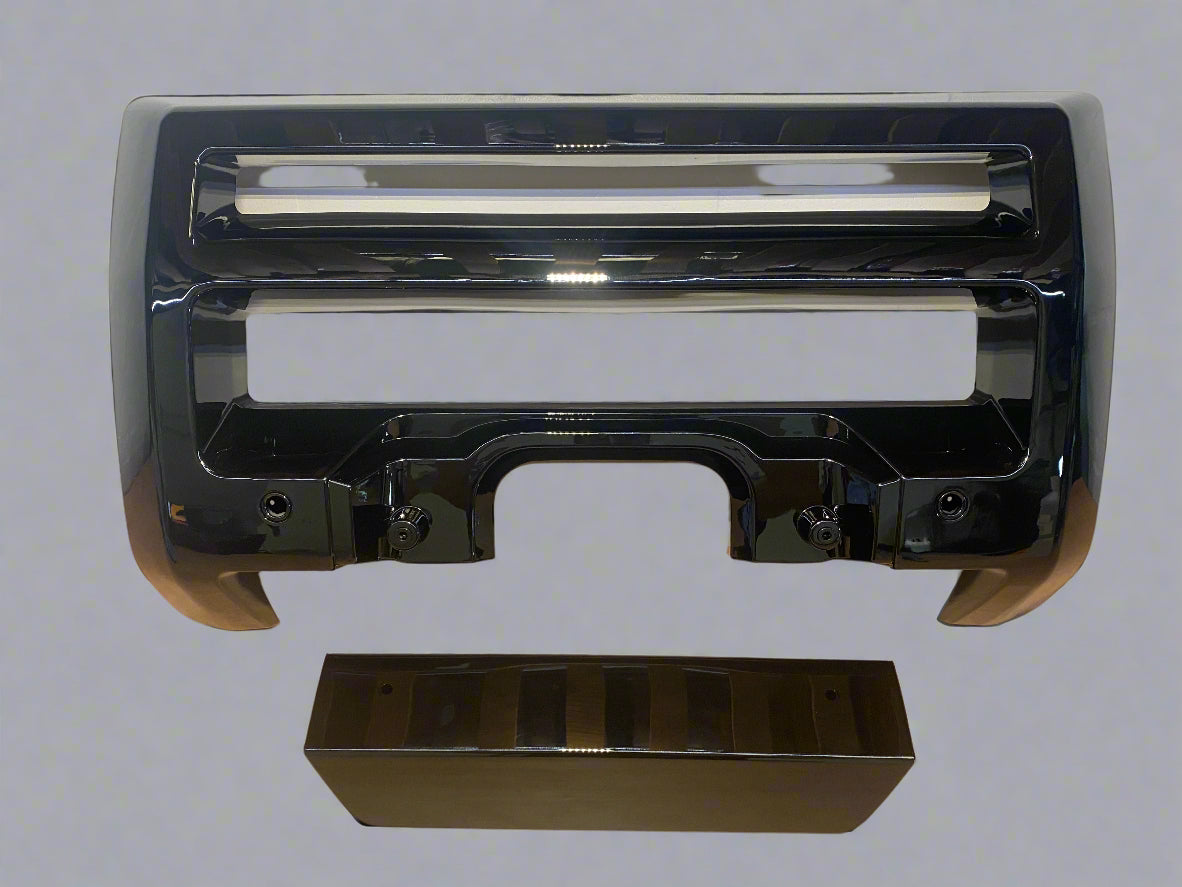 L663 Defender Gloss Black Front Bumper Bull Bars