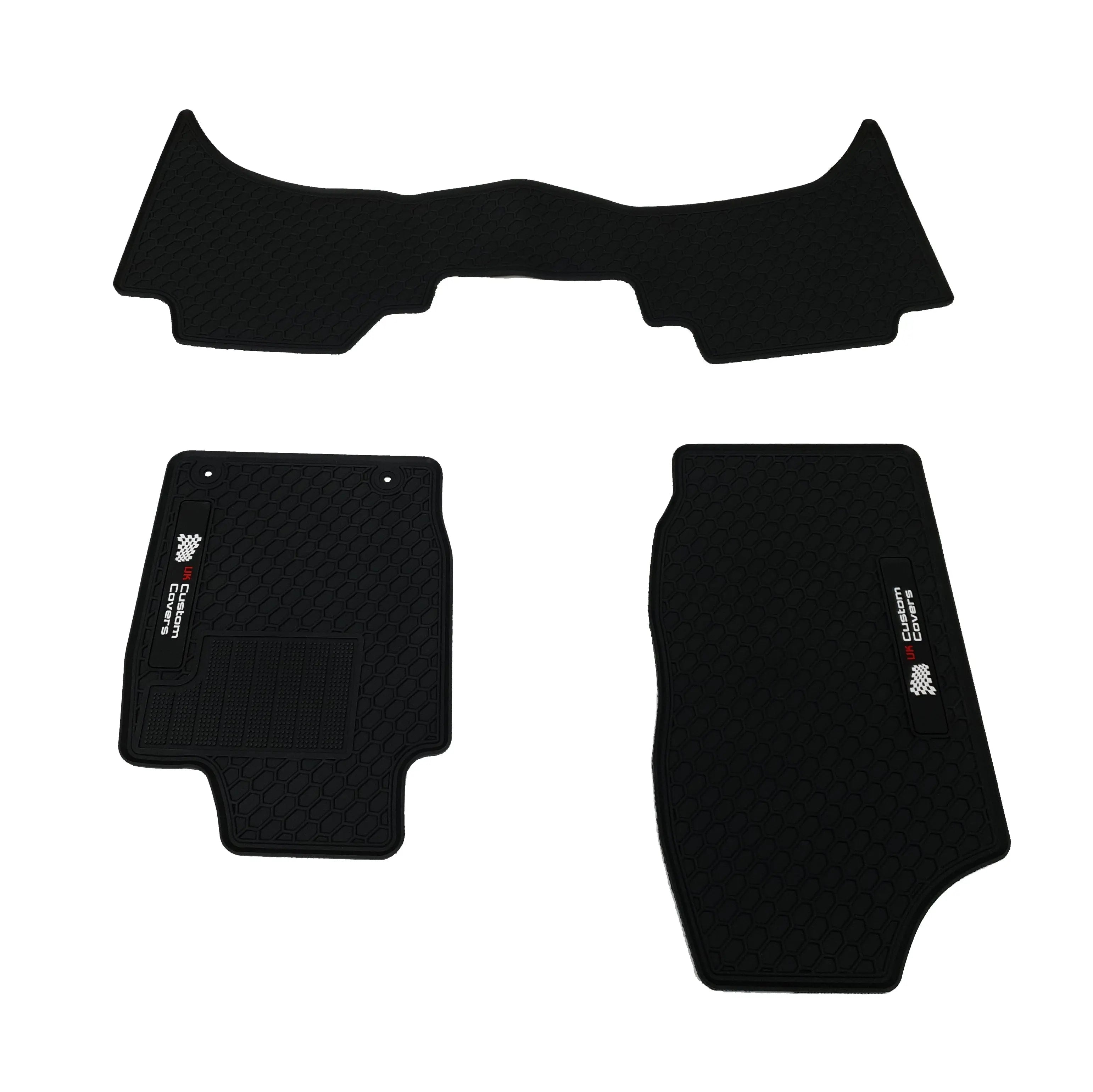 Mitsubishi L200 Rubber Floor Mats (Double Cab) (2015+)