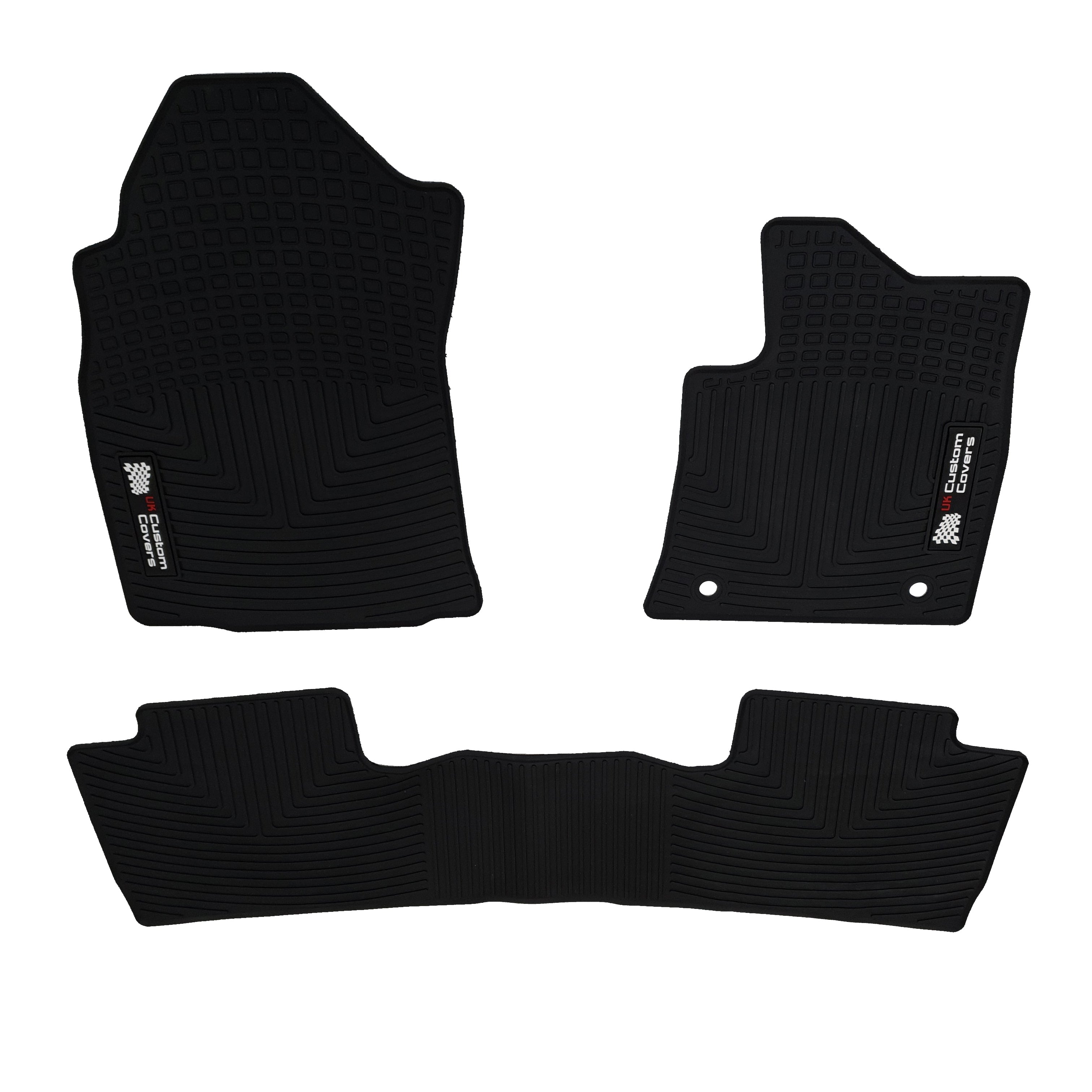 Toyota Hilux Rubber Floor Mats (2011+)