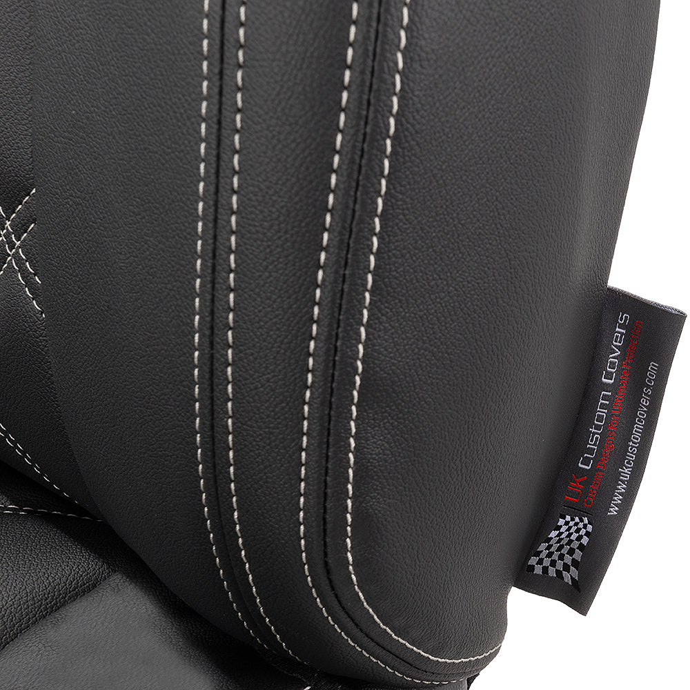Peugeot Boxer Tailored Leatherette Front Seat Covers (2006-2022)