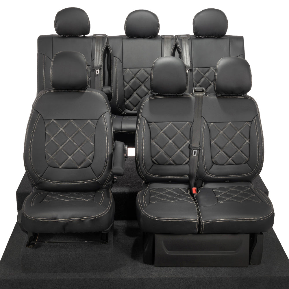 Renault Trafic Tailored Leatherette Seat Covers 2014+