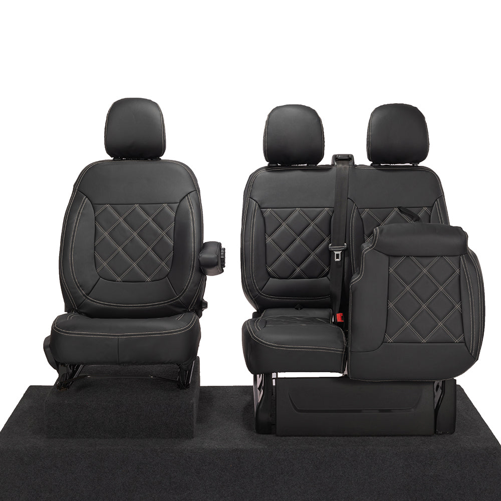 Vauxhall Vivaro Tailored Leatherette Seat Covers 2014+