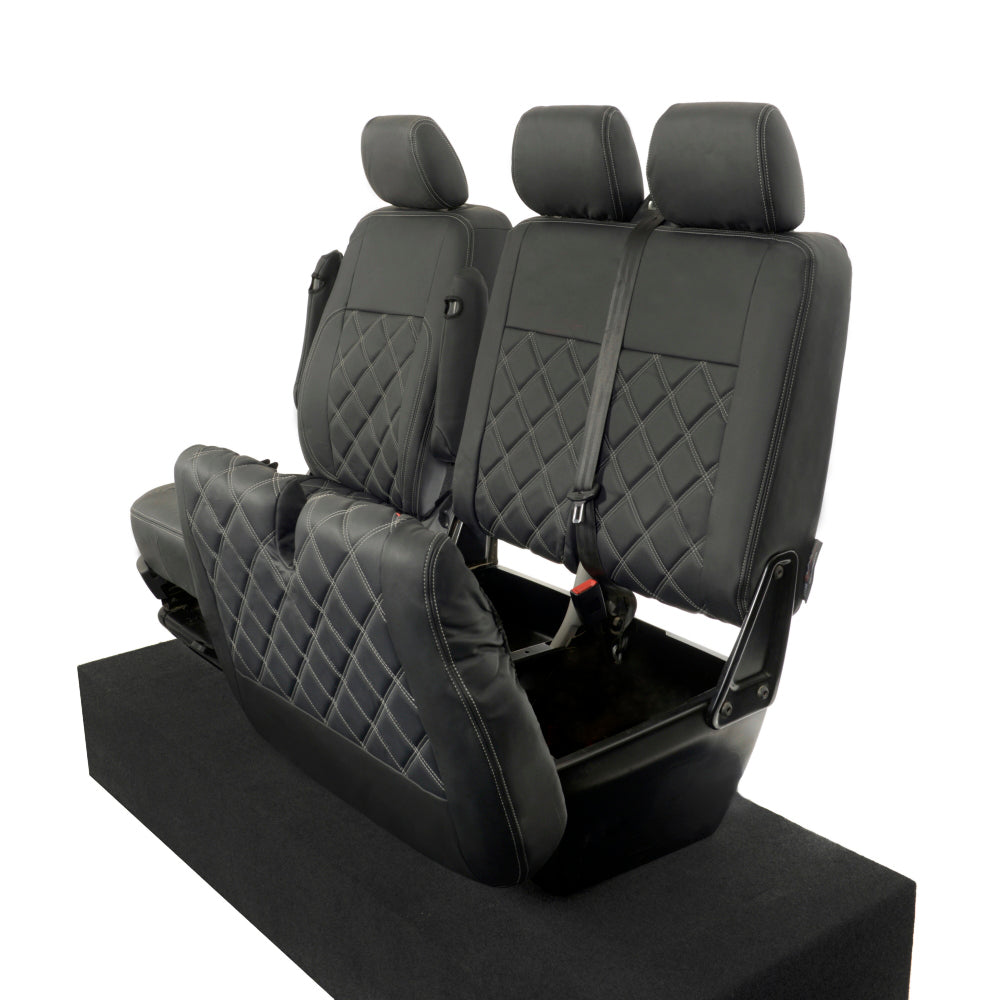 VW T6/T6.1 Transporter Tailored Leatherette Seat Covers 2015+