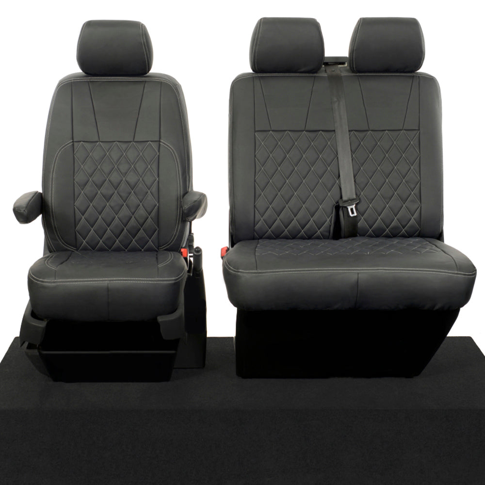 VW T6/T6.1 Transporter Tailored Leatherette Seat Covers 2015+