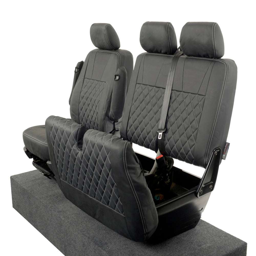 VW T6/T6.1 Transporter Tailored Leatherette Seat Covers 2015+