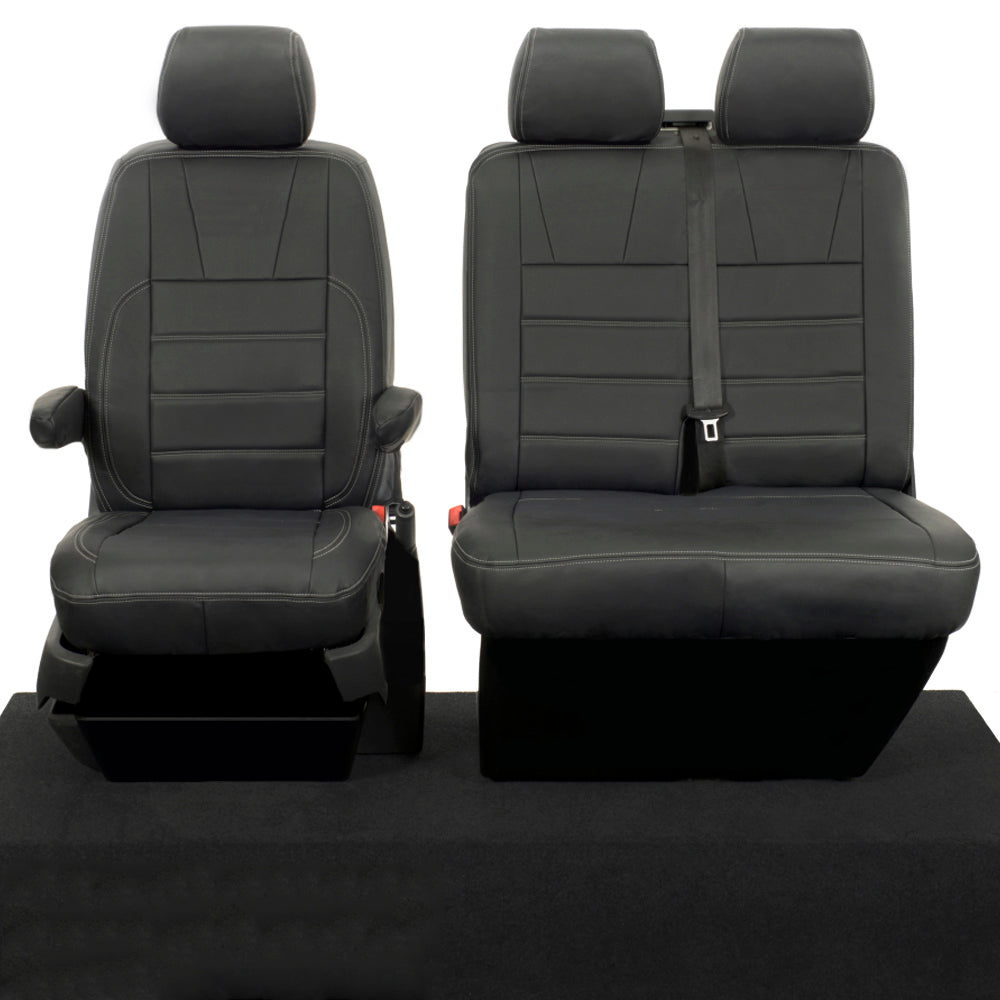 VW T6/T6.1 Transporter Tailored Leatherette Seat Covers 2015+
