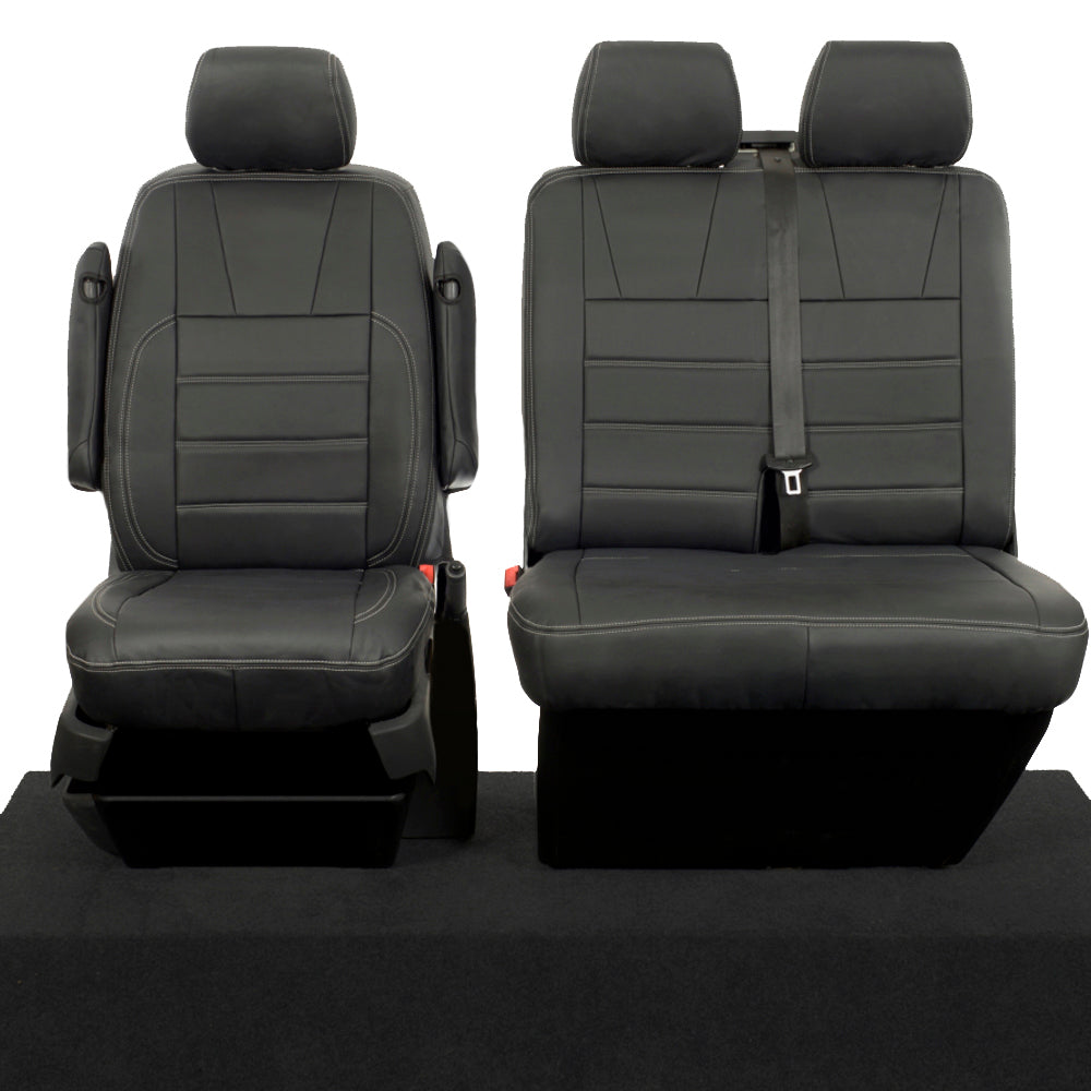 VW T6/T6.1 Transporter Tailored Leatherette Seat Covers 2015+
