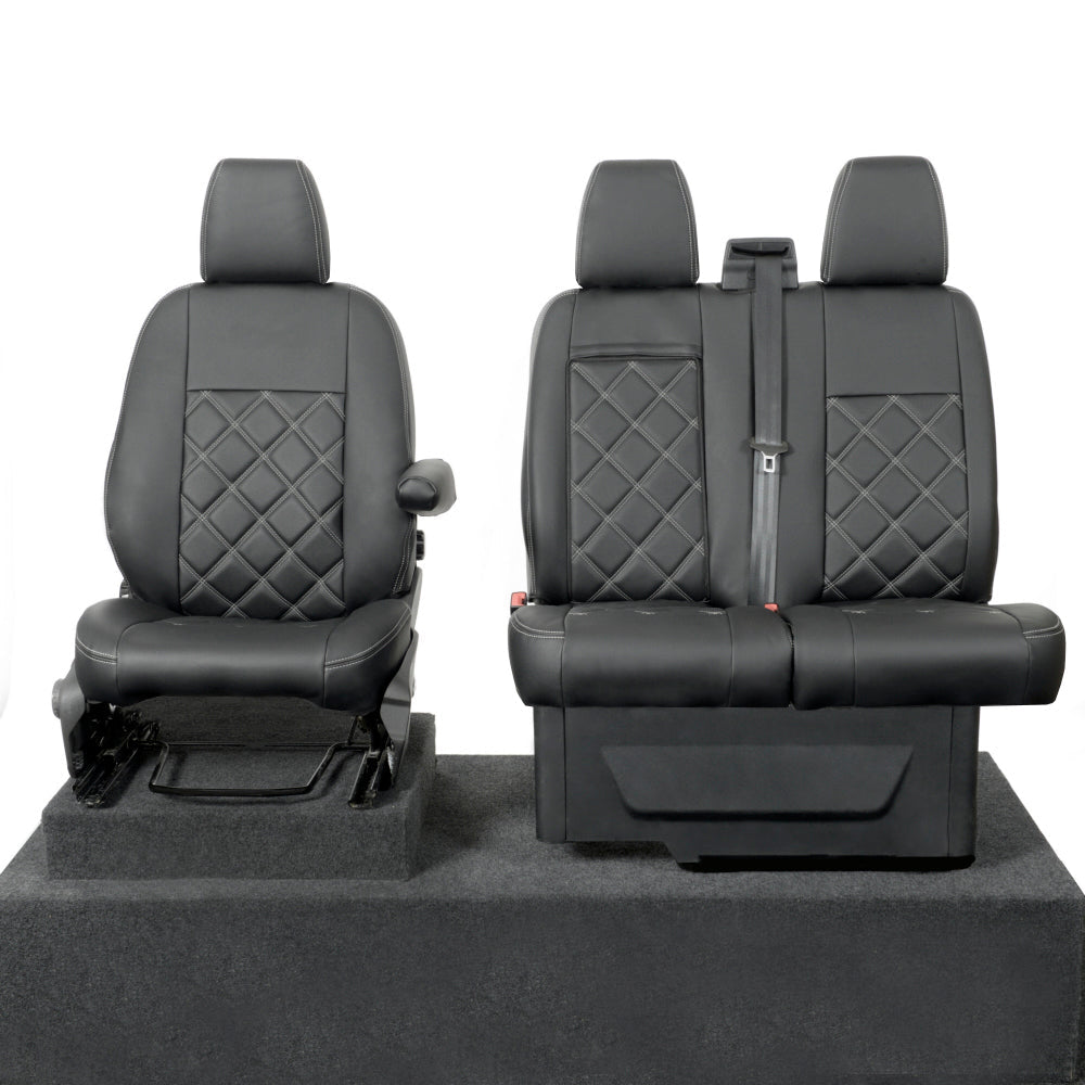 Ford Transit Van Tailored Leatherette Seat Covers 2000+