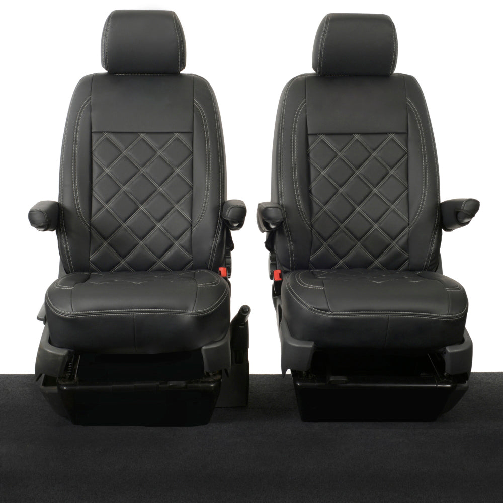 VW T6/T6.1 Transporter Tailored Leatherette Seat Covers 2015+