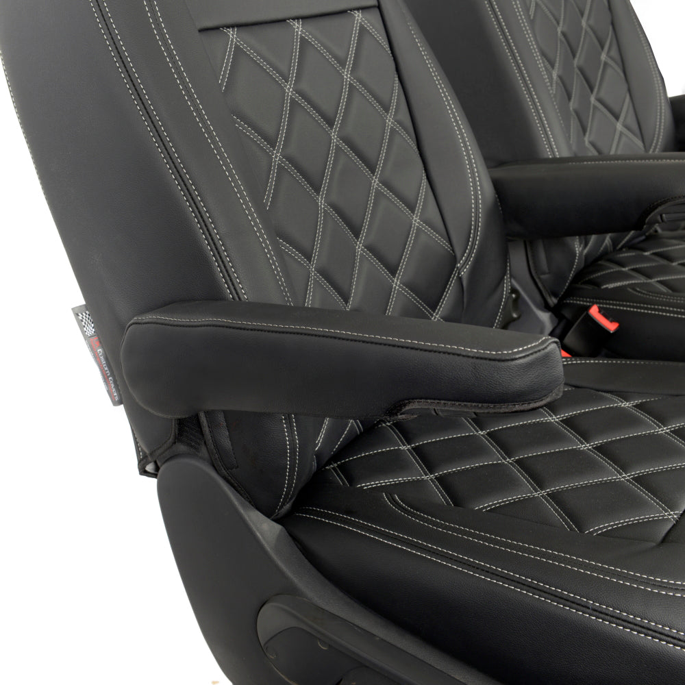 VW T6/T6.1 Transporter Tailored Leatherette Seat Covers 2015+