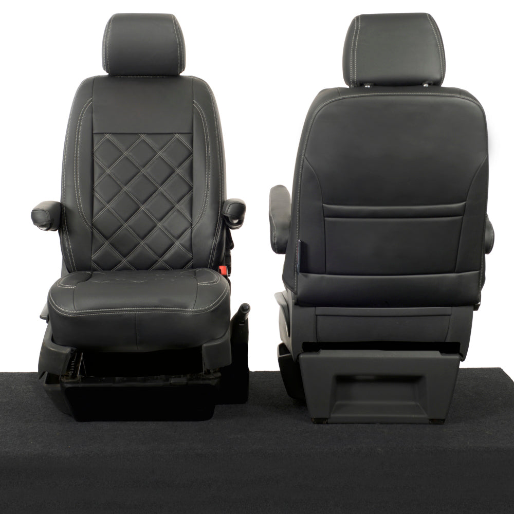 VW T6/T6.1 Transporter Tailored Leatherette Seat Covers 2015+