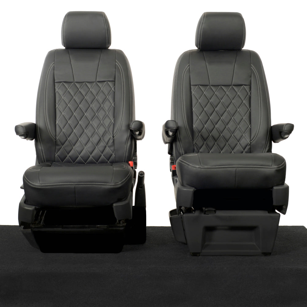 VW T6/T6.1 Transporter Tailored Leatherette Seat Covers 2015+