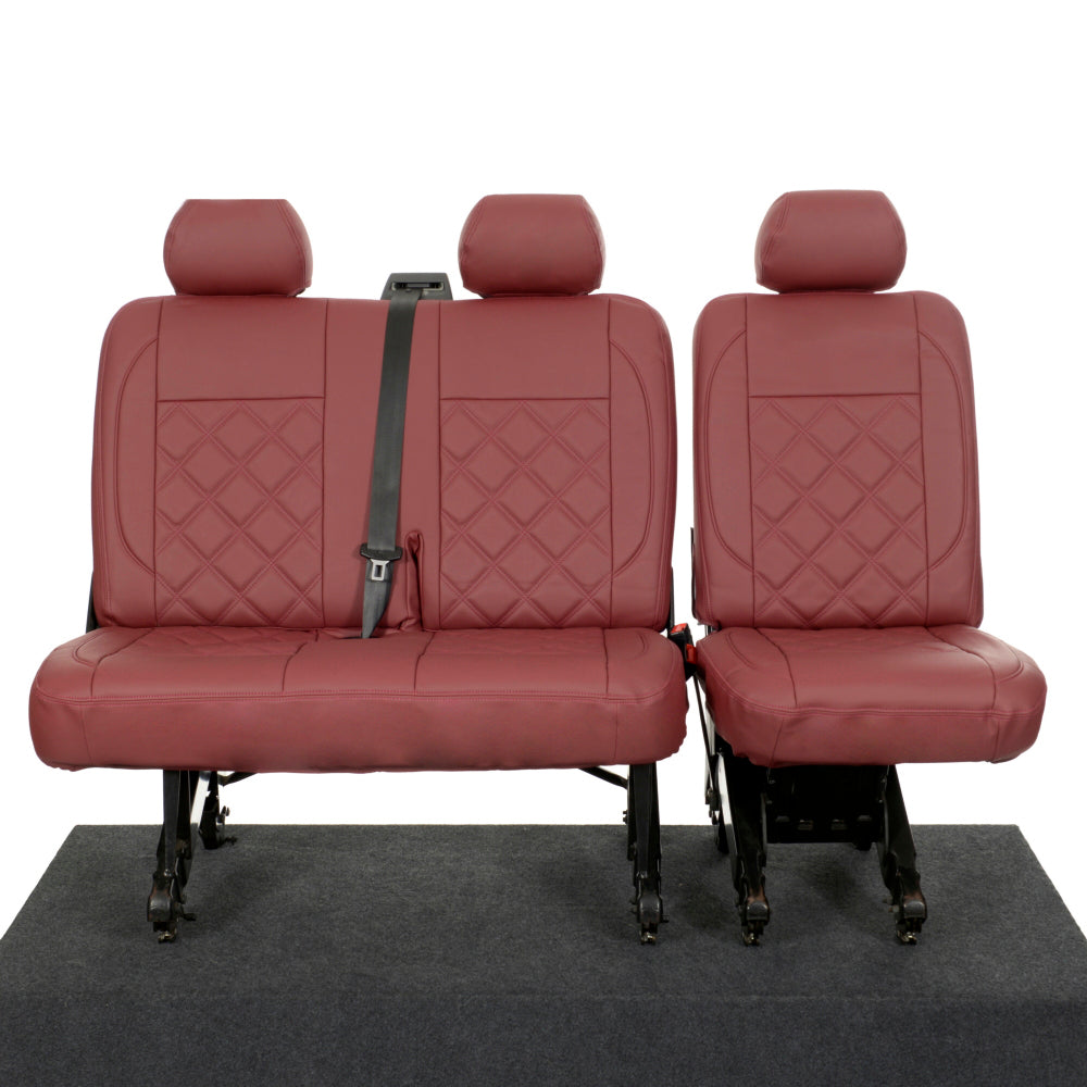 VW T6/T6.1 Transporter Tailored Leatherette Seat Covers 2015+