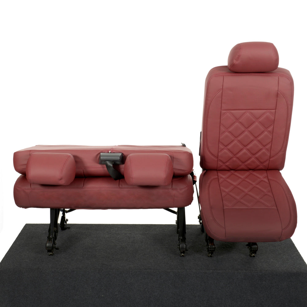 VW T6/T6.1 Transporter Tailored Leatherette Seat Covers 2015+