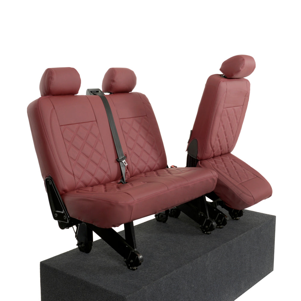 VW T6/T6.1 Transporter Tailored Leatherette Seat Covers 2015+