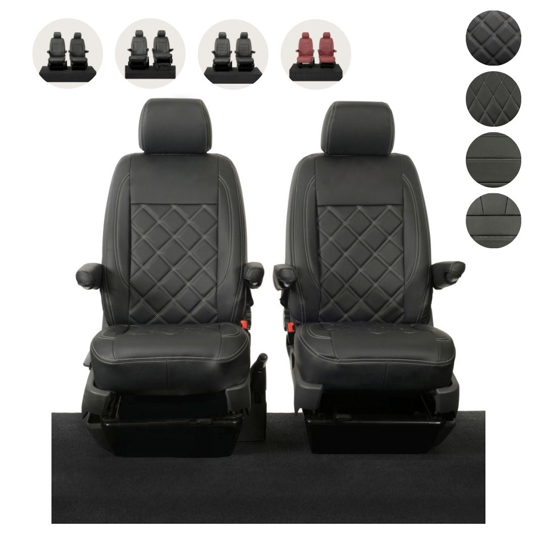 VW T5/T5.1 Caravelle Tailored Leatherette Seat Covers (2003-2015)