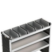 Silver Van Racking – Complete Kit for Ford Transit Custom L2H1 (2023–Present)
