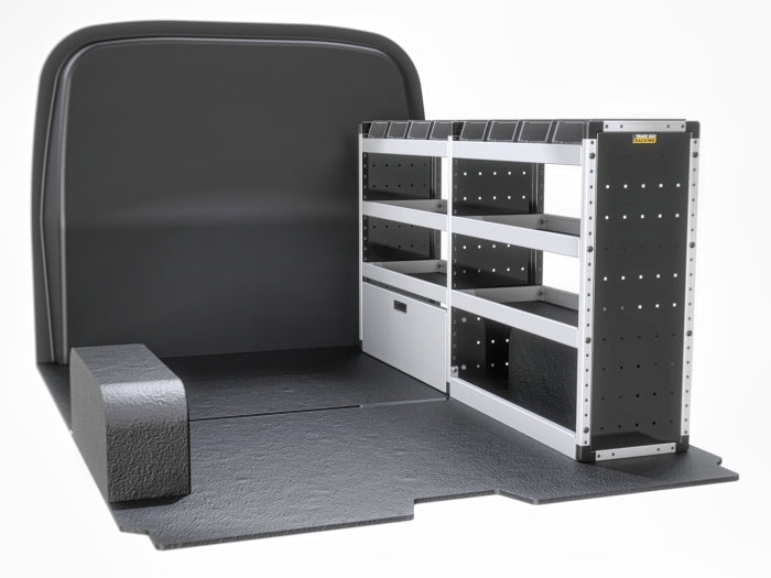 Silver Van Racking – Offside for Ford Transit Custom L1H1 (2023–Present)