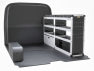 Silver Van Racking – Offside for Ford Transit Custom L1H1 (2023–Present)