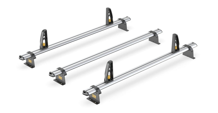 ULTI Bar+ Aluminium 3 Roof Bars – Ford Transit Custom L1H1 (2023–Present)