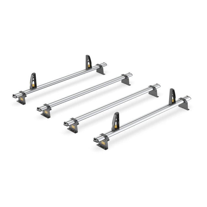 ULTI Bar+ Aluminium 4 Roof Bars – Ford Transit Custom L1H1 (2023–Present)
