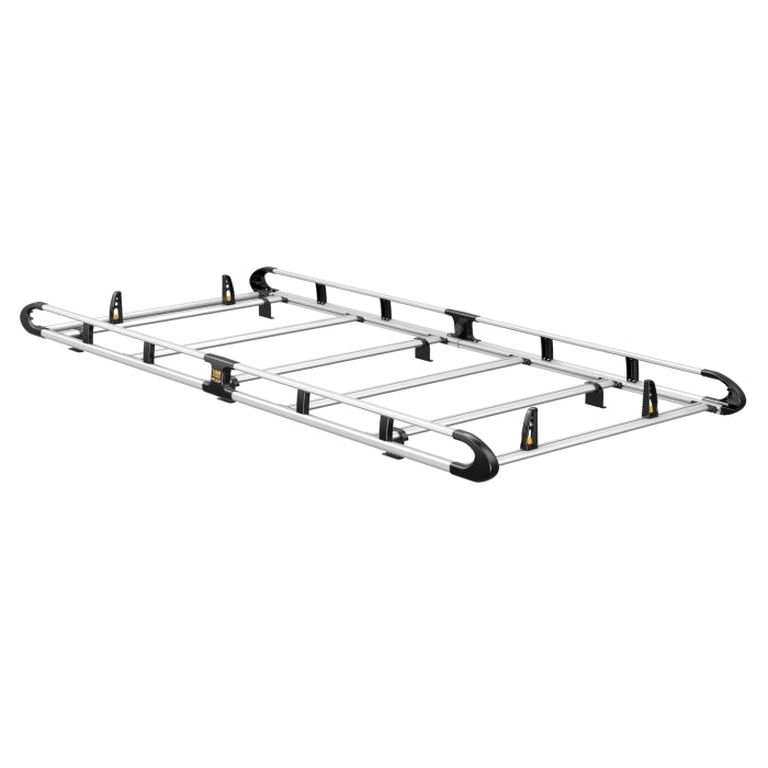 ULTI Rack+ Aluminium 6-Bar Roof Rack – Ford Transit Custom L2H1 (2023–Present), Tailgate